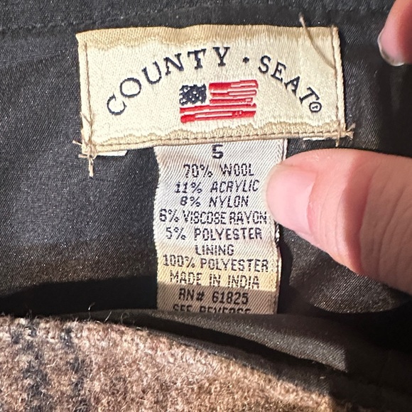 County Seat Wool Blend skirt 5 - Picture 2 of 3